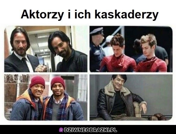 Aktorzy z kaskaderami