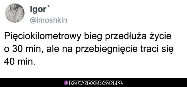 W sumie jesteś na minus