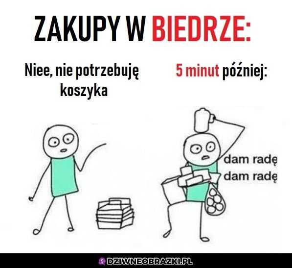 Zakupy w biedrze