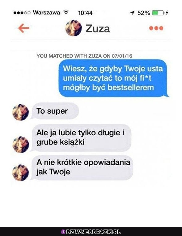 Szybciutko go wyjaśniła