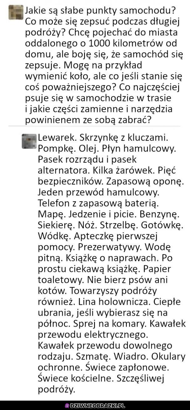 Co się przyda w samochodzie?