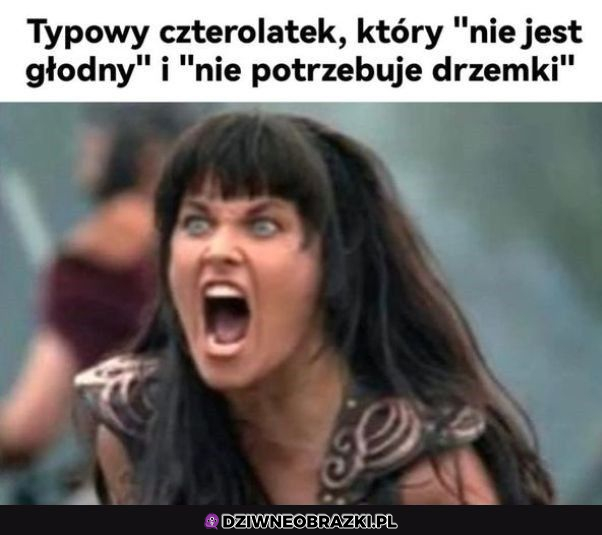 Typowy czterolatek