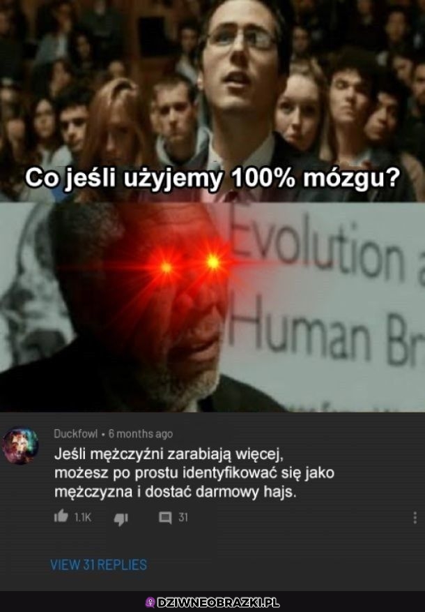 100% mózgu
