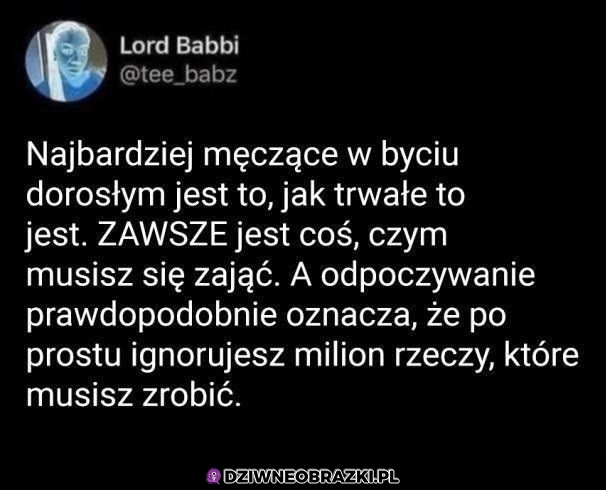 Dorosłość taka jest