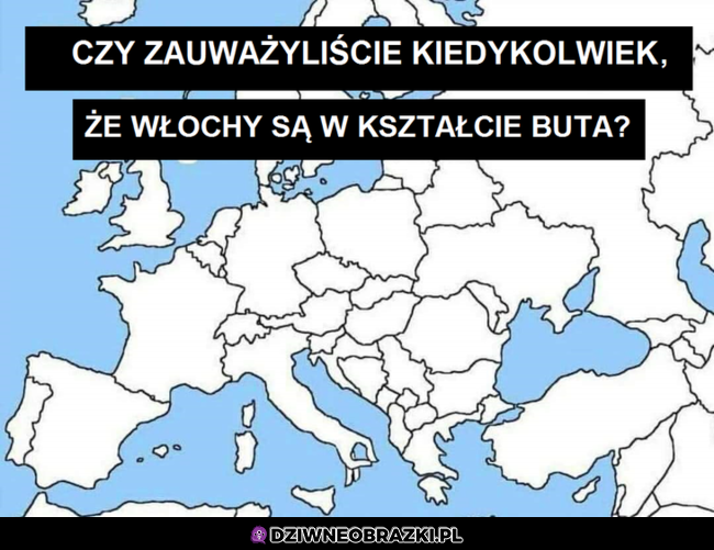 Włochy w kształcie buta