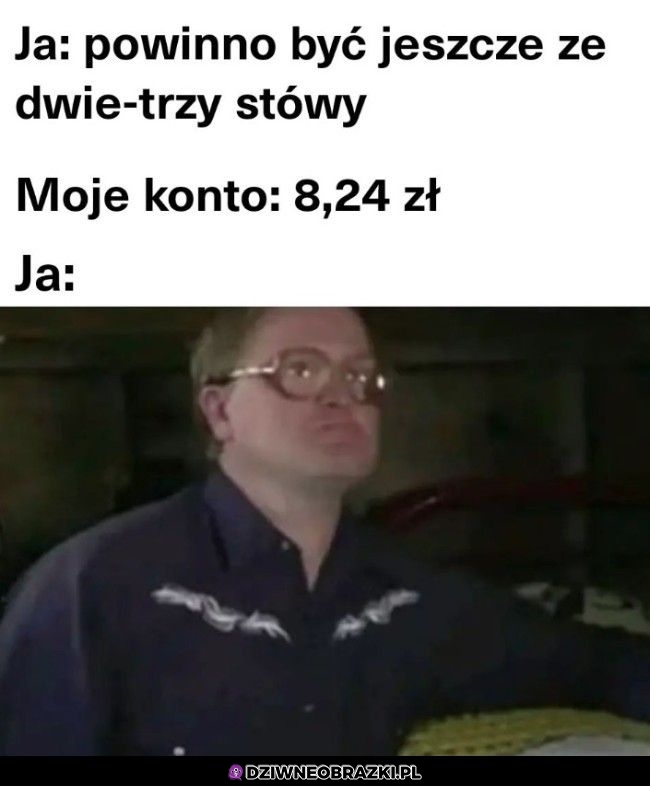 Powinno wyjść inaczej