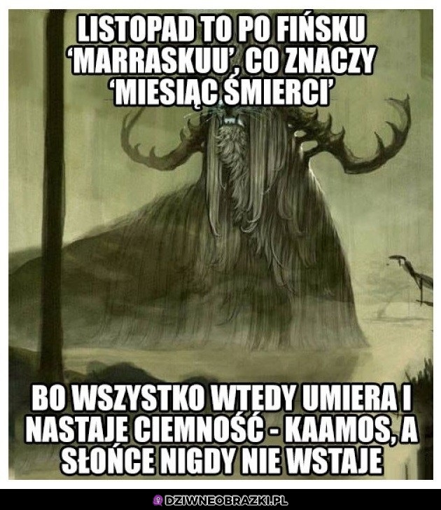 Listopad po fińsku