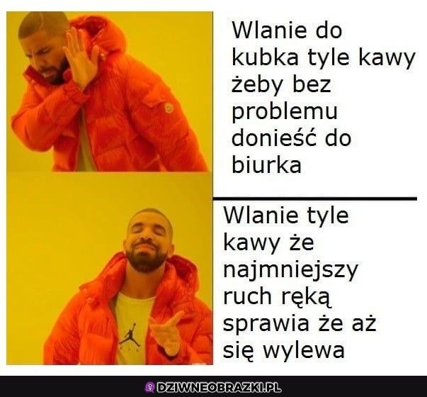 Nalewanie kawy