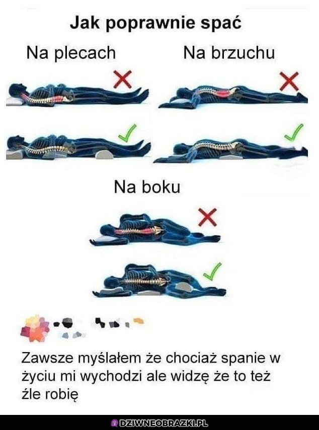 Jak poprawnie spać