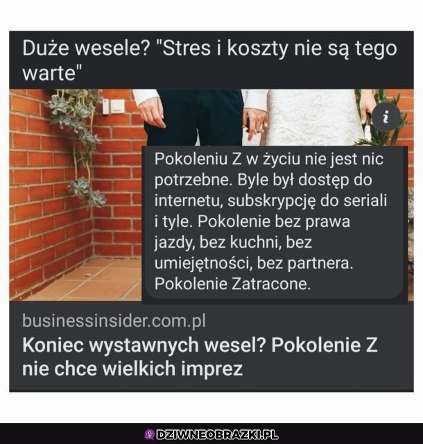 pokolenie Z wie co mówi :D