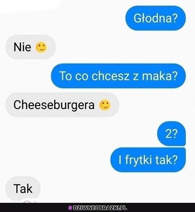 Ale wcale nie jest głodna