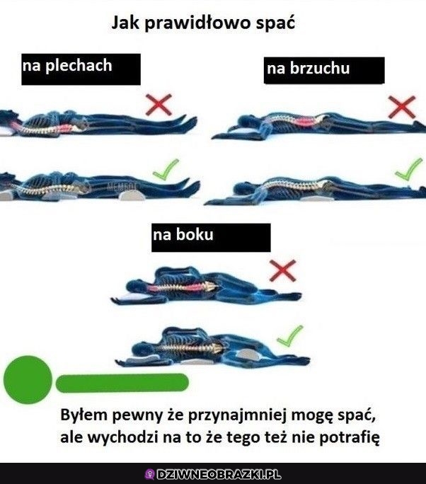 Jak prawidłowo spać