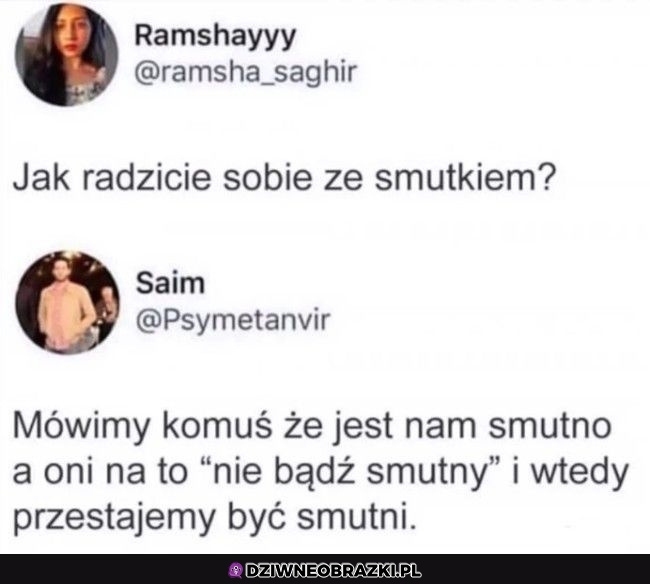 Sposób na smutek