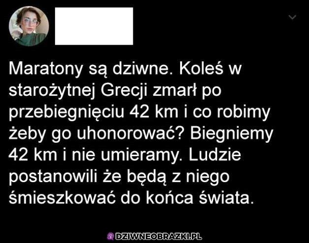 Maratony takie są