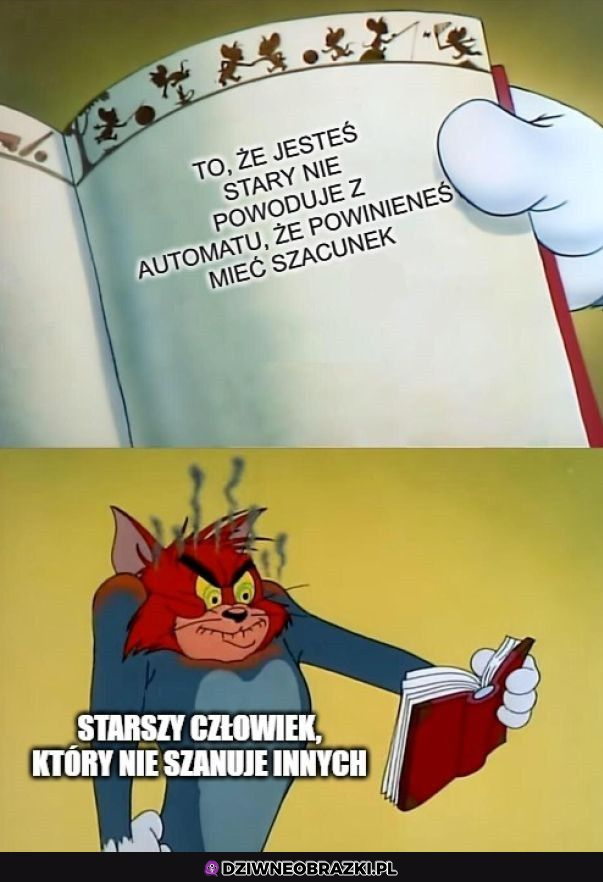 starość, a szacunek