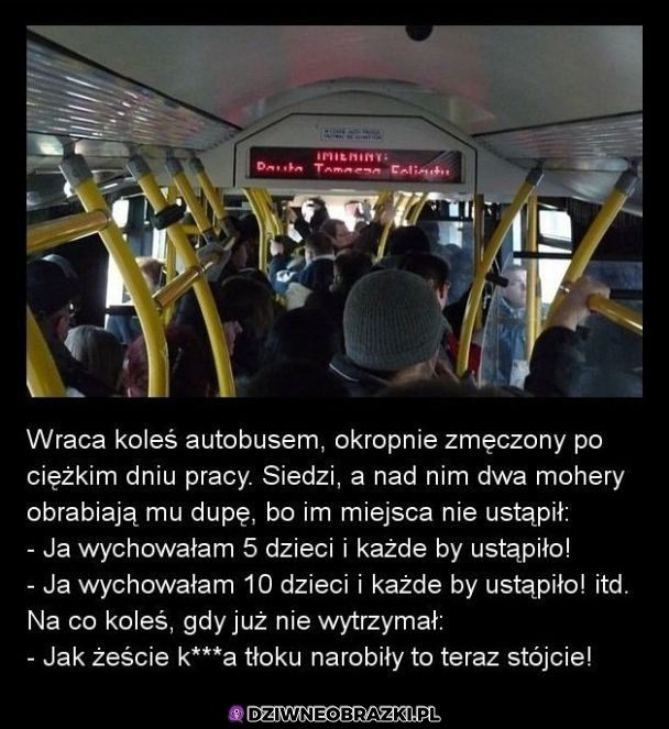 W autobusie