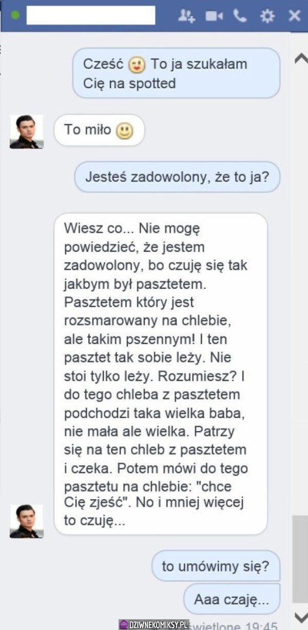 Czuje sie pasztetem