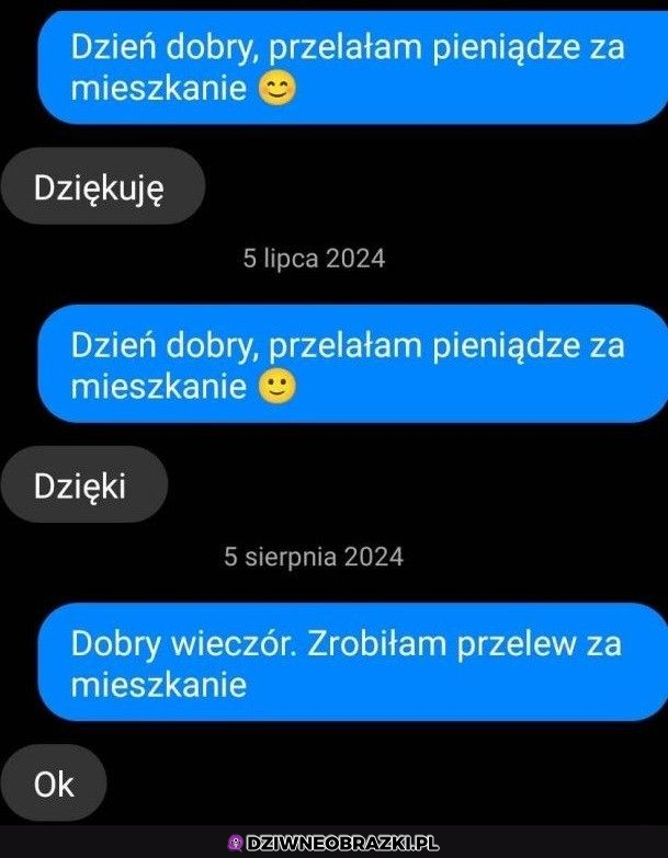 Konwersacja z najemcą