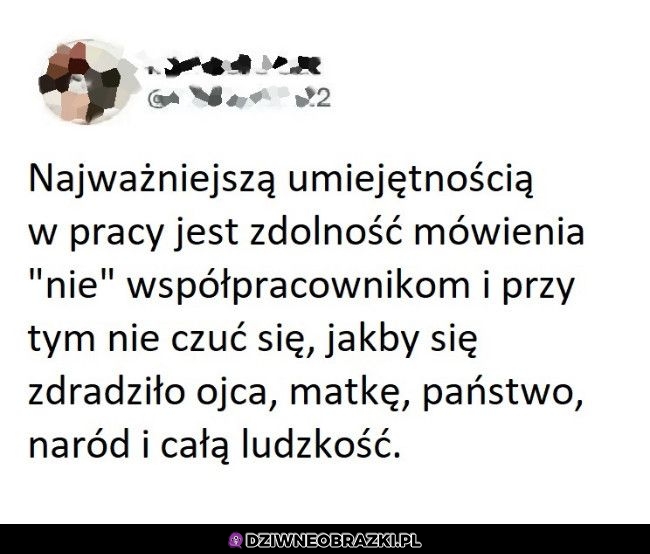 Ważna umiejętność