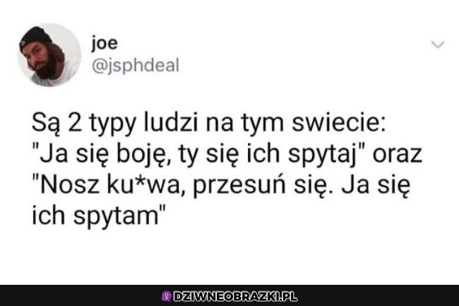 Dwa typy ludzi