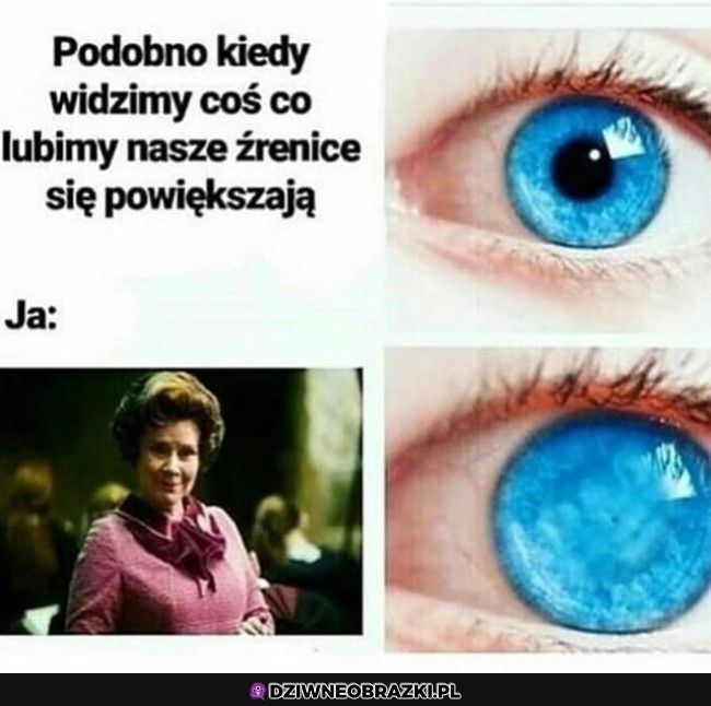 Powiększania źrenic