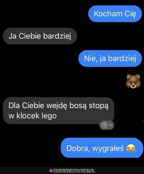 Kocha bardziej