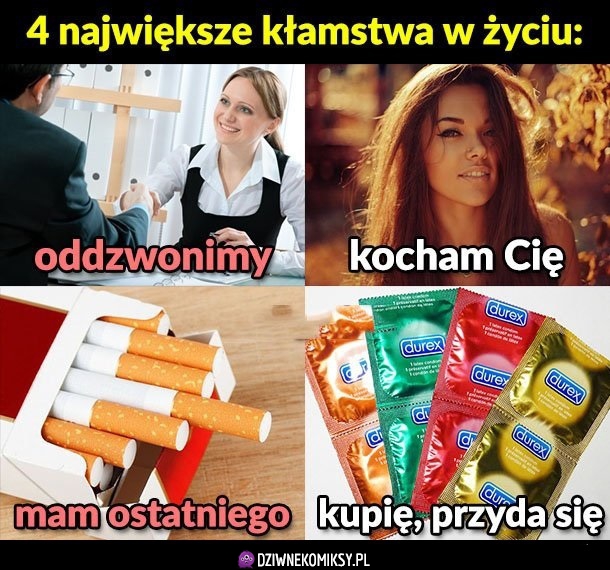 4 największe kłamstwa