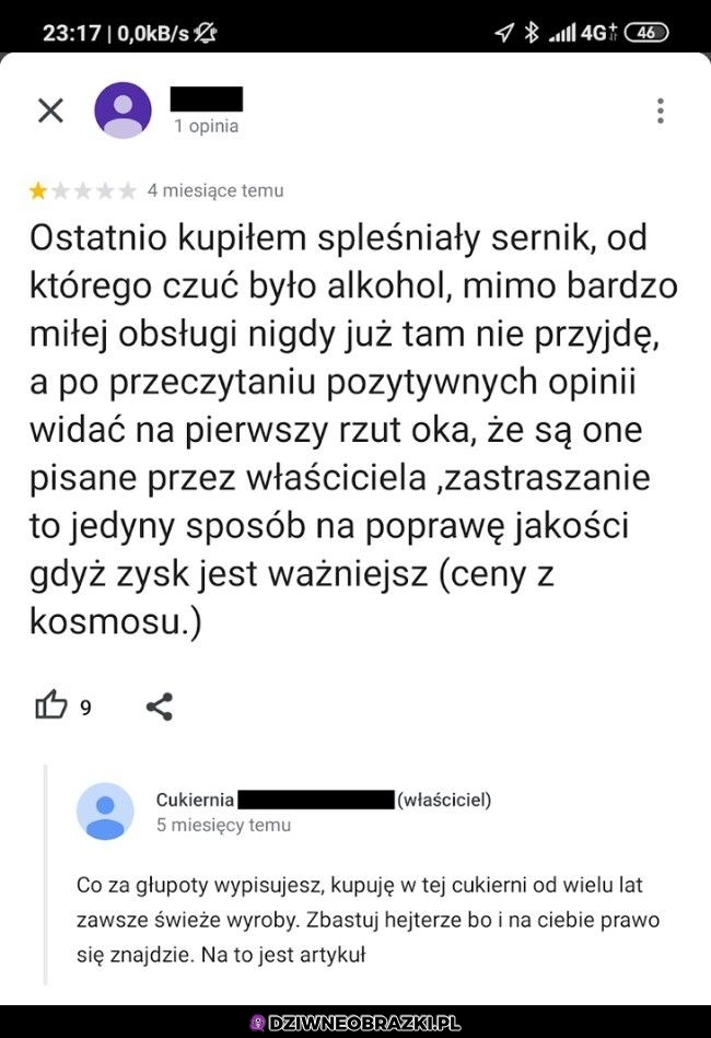 Zapomniał się przelogować