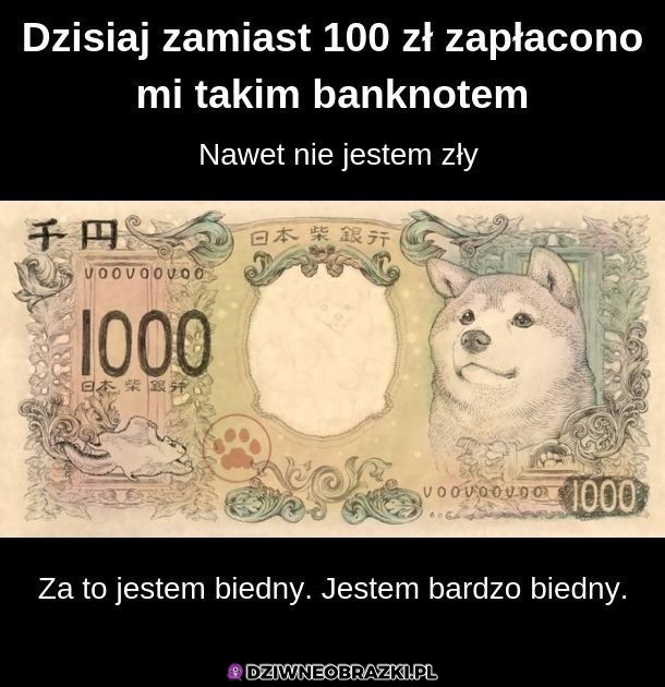 Chcę taki banknot