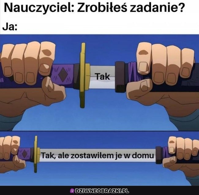 Zadanie zrobione?