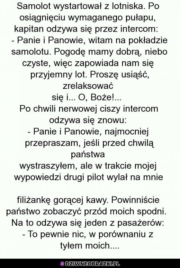 Podczas lotu