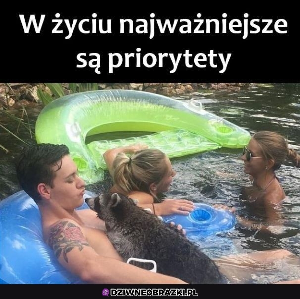 I to są właściwe priorytety