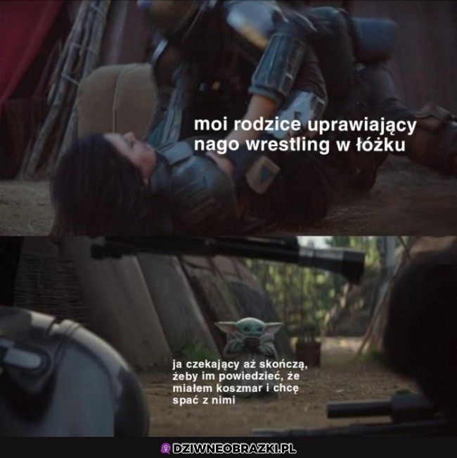 Kiedy rodzice ćwiczą wrestling