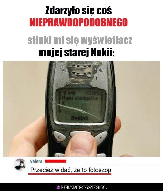 E tam, od razu widać
