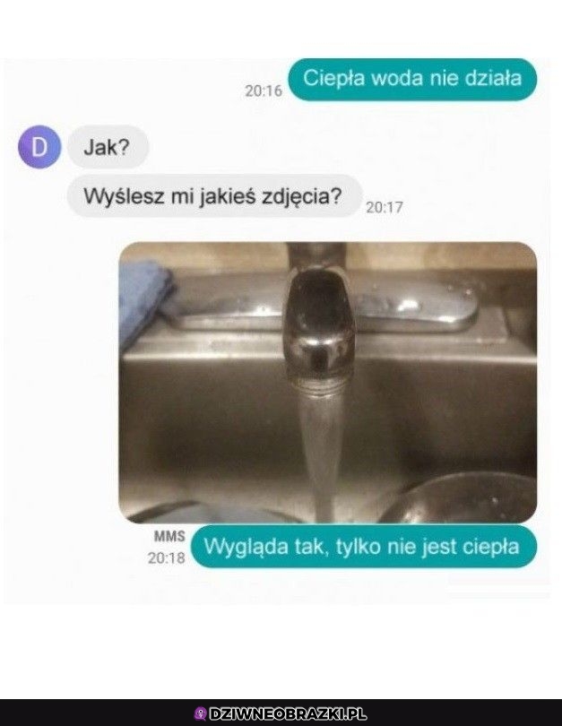 No przecież widać, że nie działa