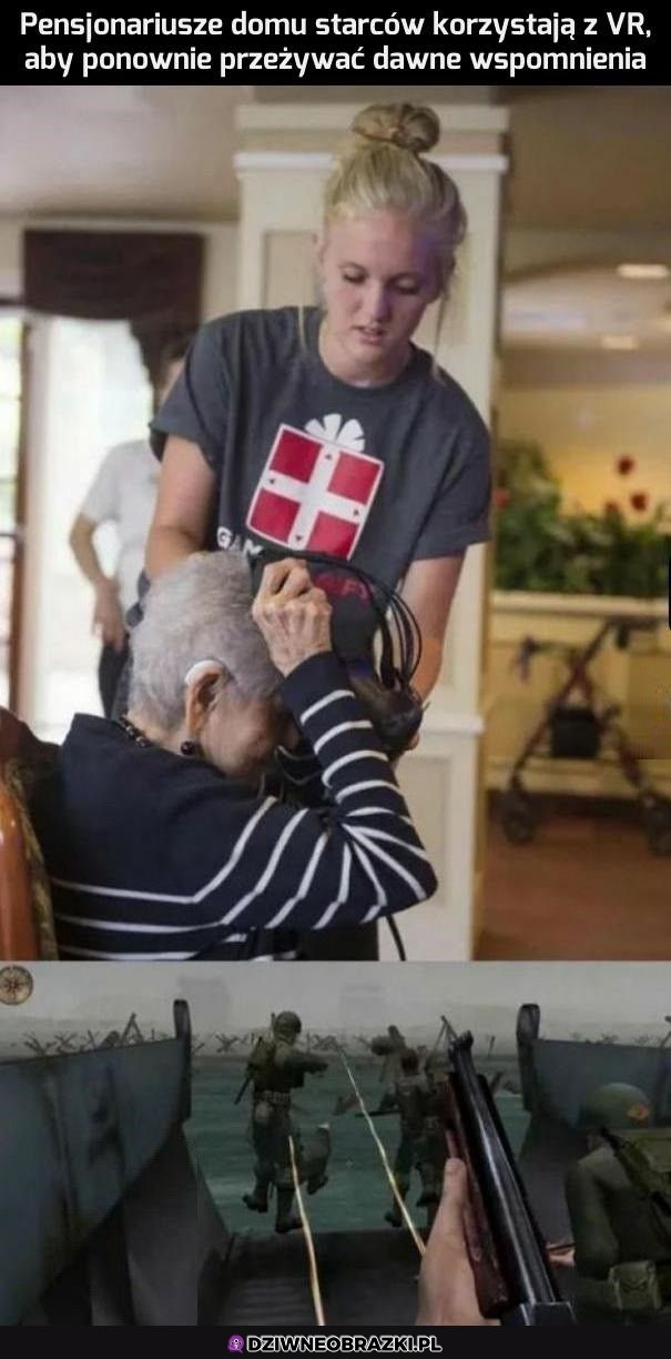 VR dla staruszków