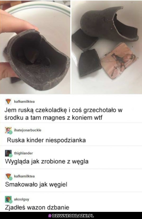 Dziwna czekolada