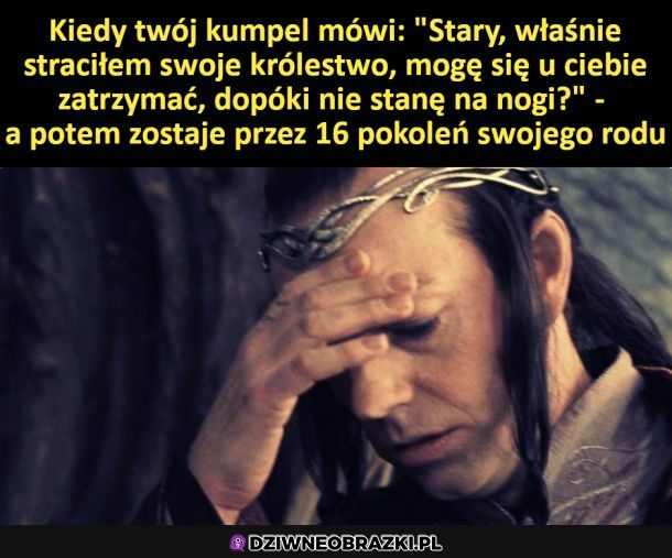 Chyba się zasiedział