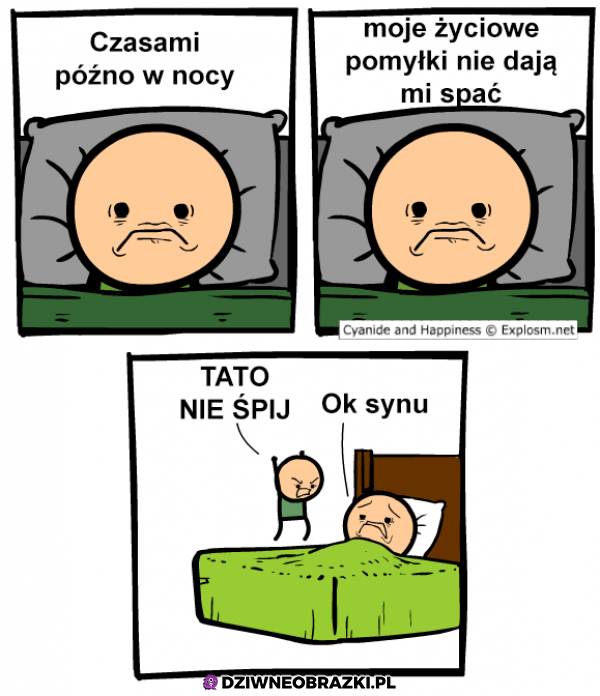 Pomyłki nie dające spać