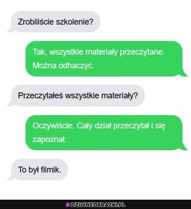 Może to inne szkolenia?