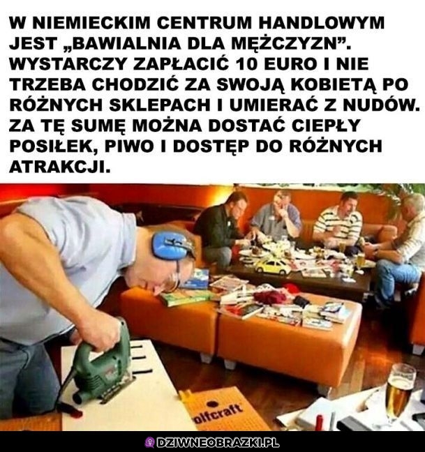 Bawialnia dla mężczyzn