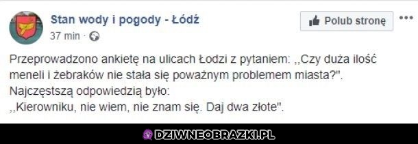 Ankieta w Łodzi
