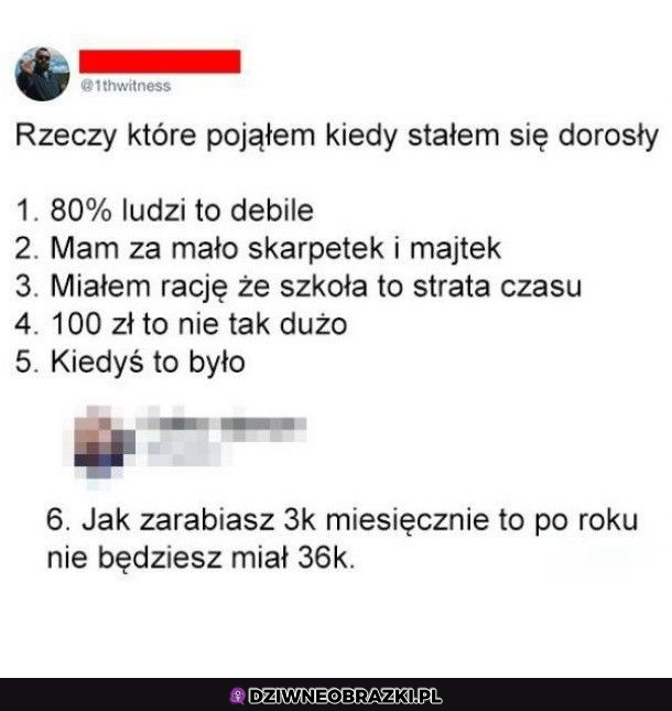 Rzeczy, których się nauczyłem