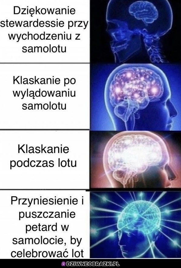 W samolocie