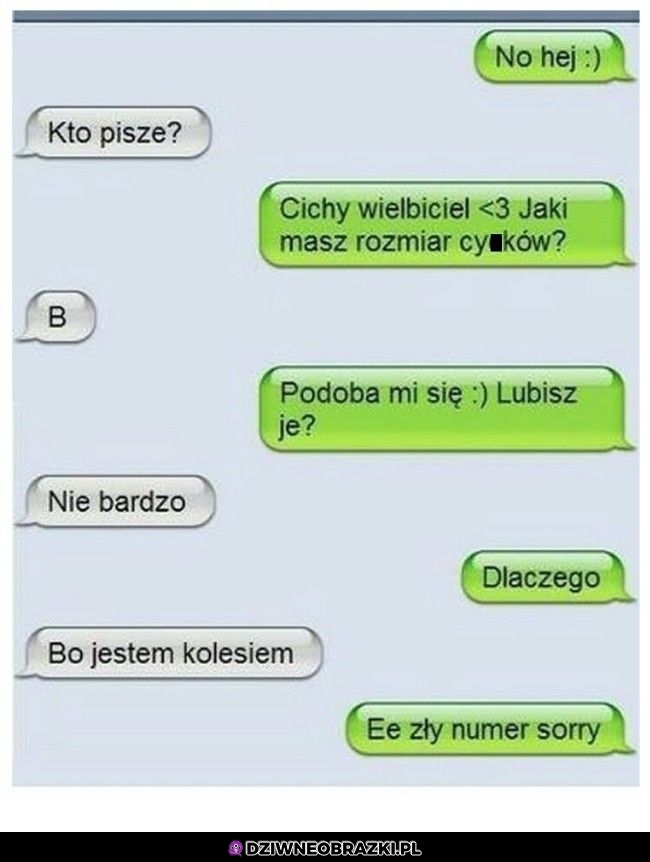 Kiedy pisze do Ciebie jakiś leszcz