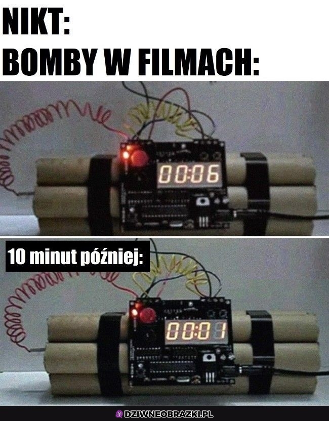 Bomby w filmach takie są