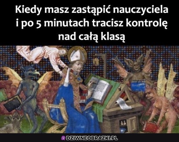 Kiedy masz zastępstwo