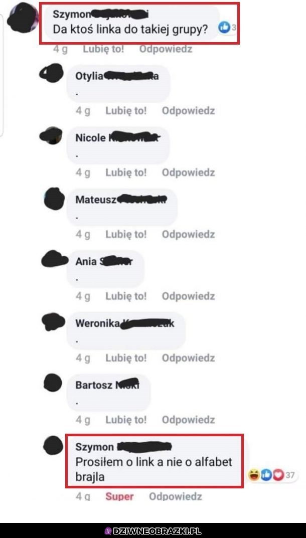 Ma ktoś link do tej grupy?