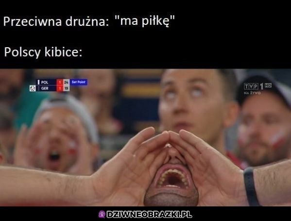 Kiedy przeciwnik ma piłkę