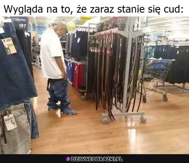 Pierwszy raz zobaczył paski ;P 